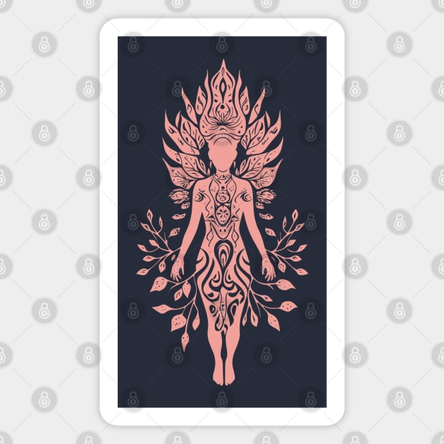 Ornate Shiva Artwork – Hindu Mythology & Sacred Design Magnet by TuncGK